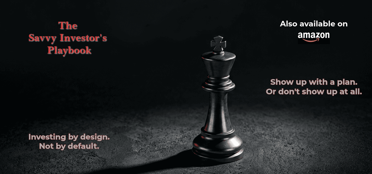 The Savvy Investor's Playbook book cover.